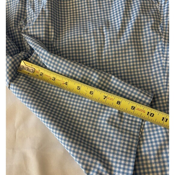 FOOTJOY FJ Blue Gingham Mens Golf Shorts W40 Check Stretch Pockets Lightweight - Picture 10 of 11